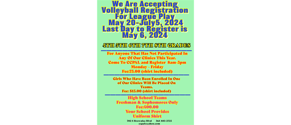 Volleyball League Registation
