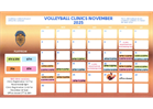 November volleyball Clinics